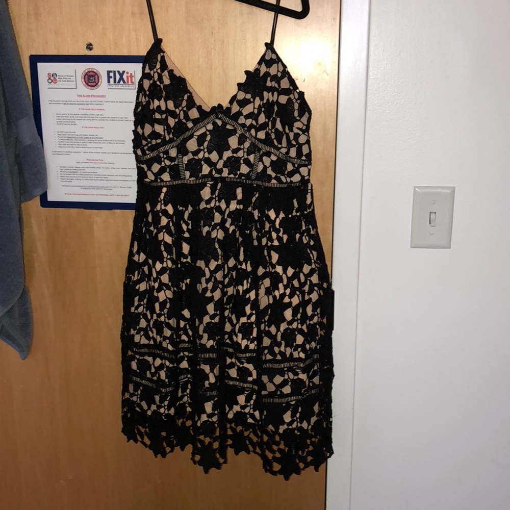 Black floral dress from Francesca’s